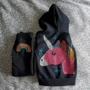 Girls 🦄 XS Sweatshirt and sweatpant set